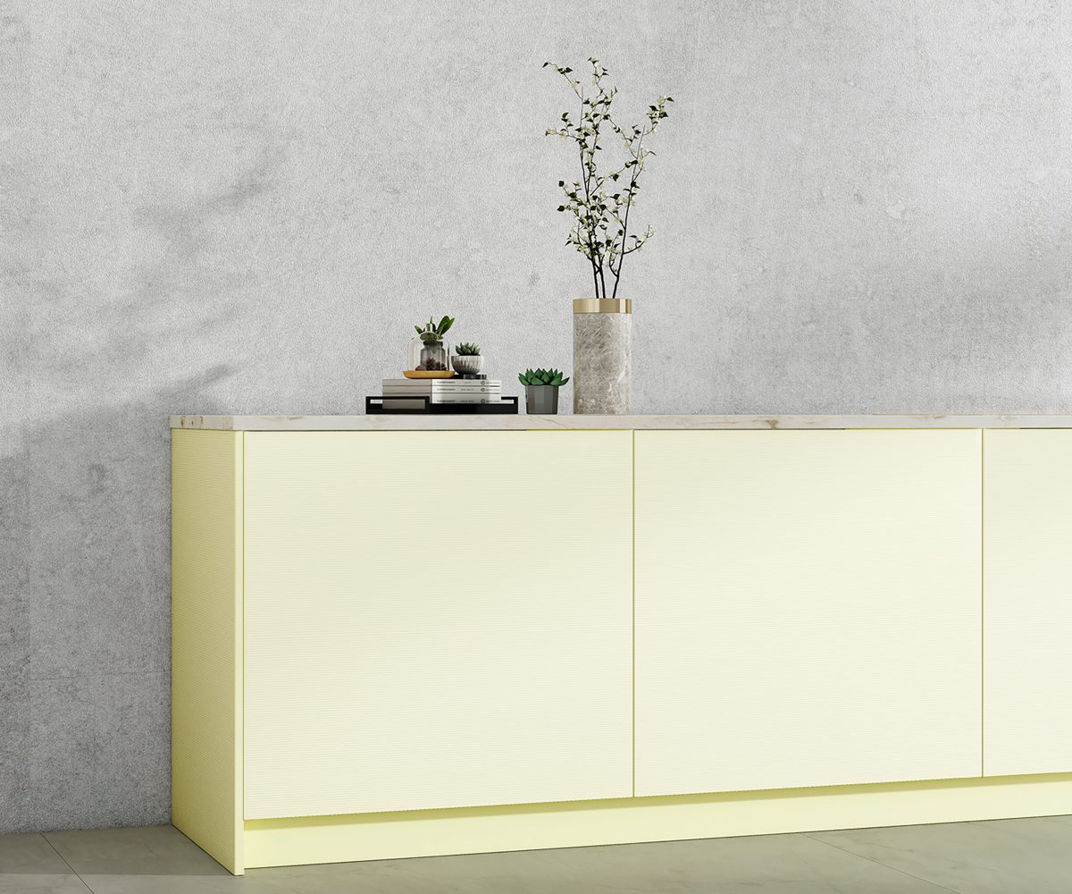 Buy Ice Lemon Avantgarde - 2.7 Mtr X 1.2 Mtr Wood Panal Online On Qetaat.com